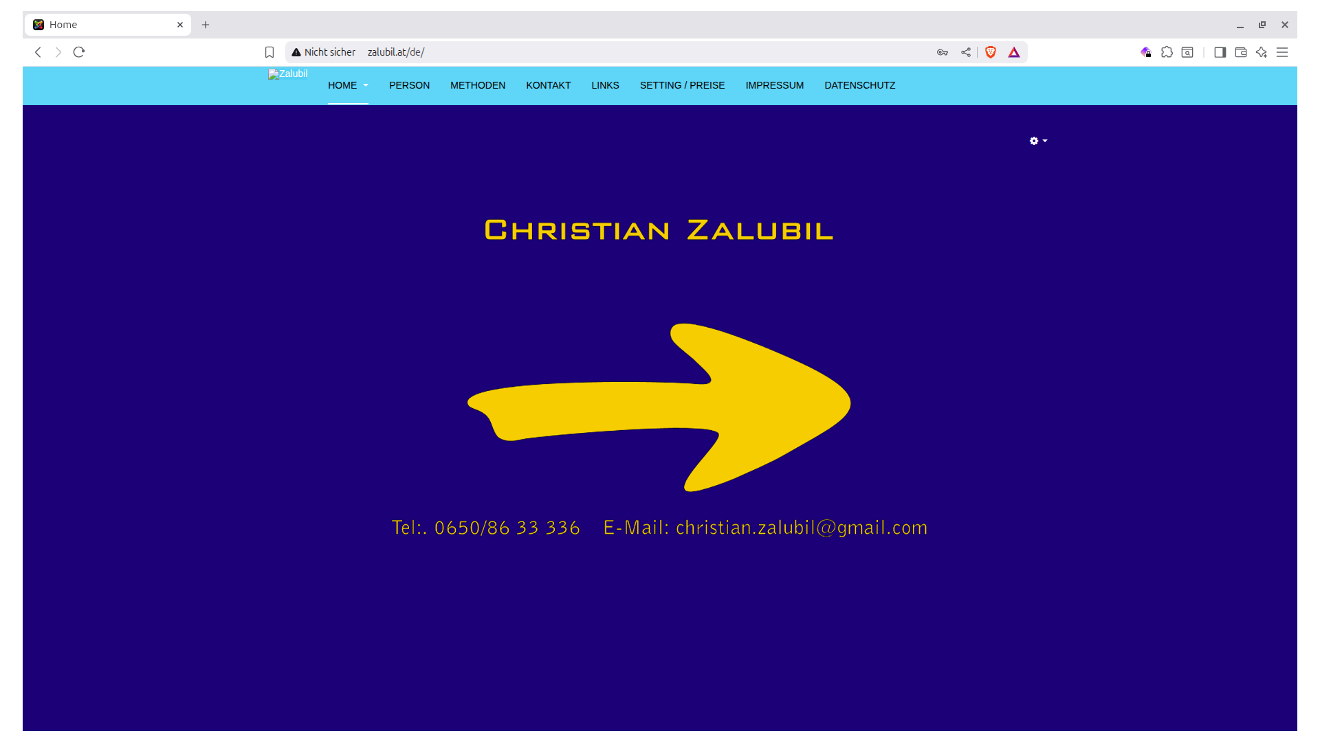 Christian Zalubil, 0650-8633336, christian.zalubil@gmail.com